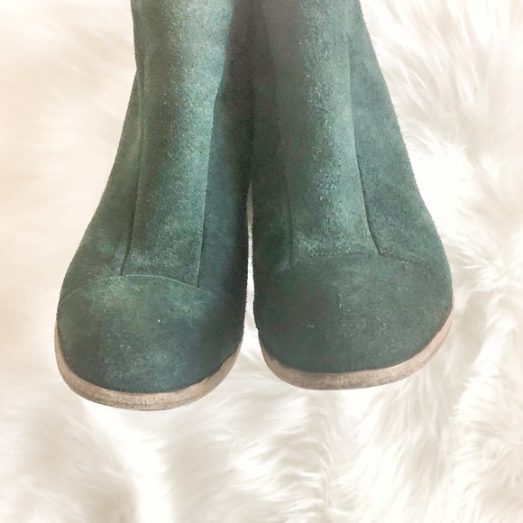 Hoss Intropia Suede Zip Back Ankle Boots Booties